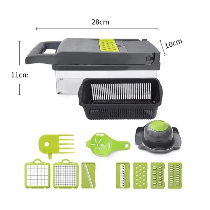 12-in-1 Multi-Function Vegetable Chopper & Food Slicer